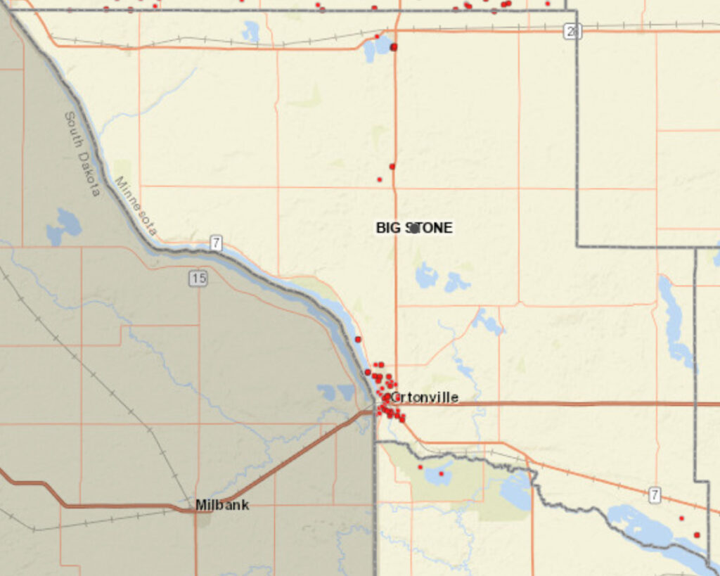 Coverage map graphic