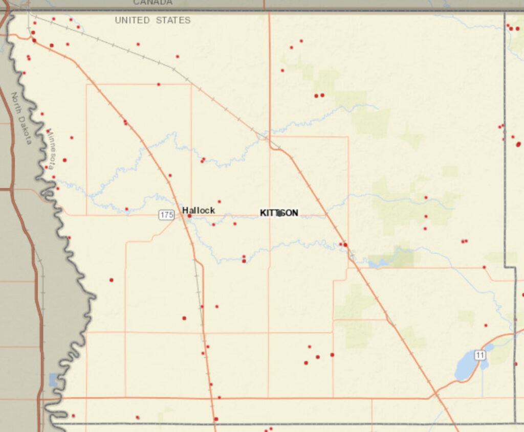 Coverage map graphic