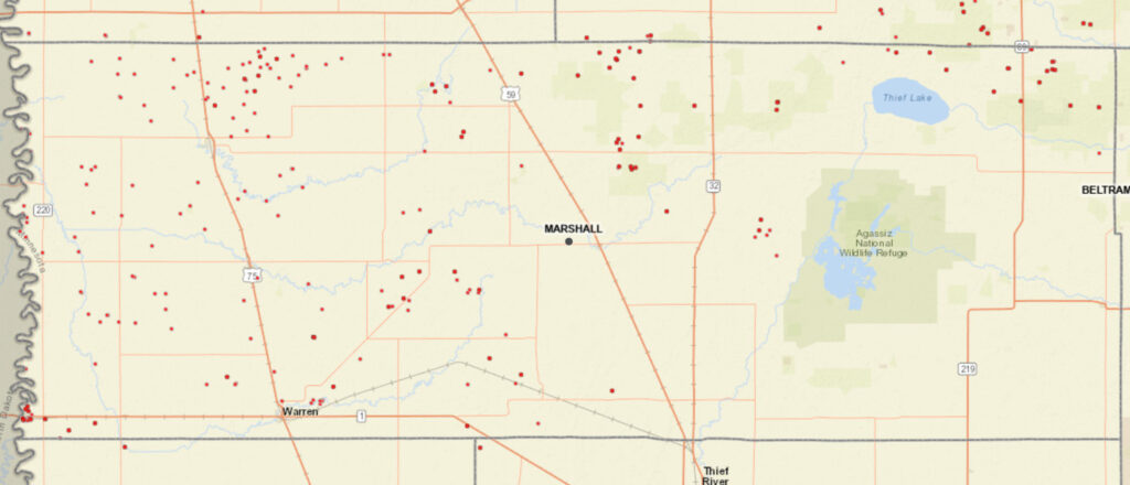 Coverage map graphic