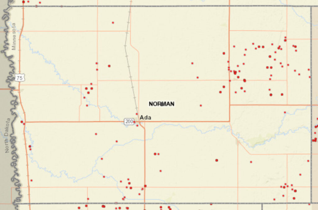Coverage map graphic