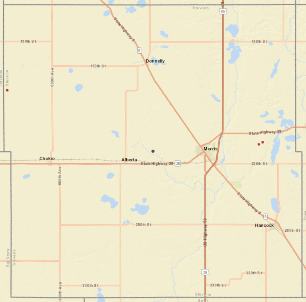 Coverage map graphic