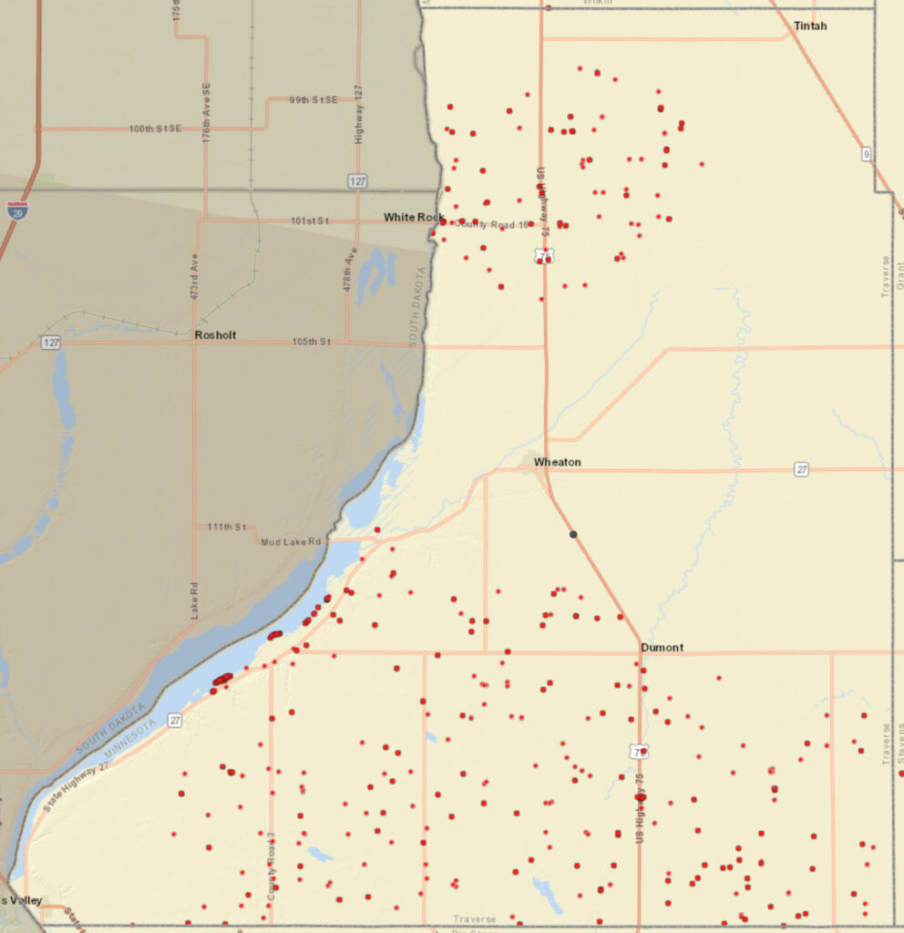 Coverage map graphic