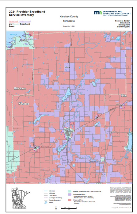 Coverage map graphic