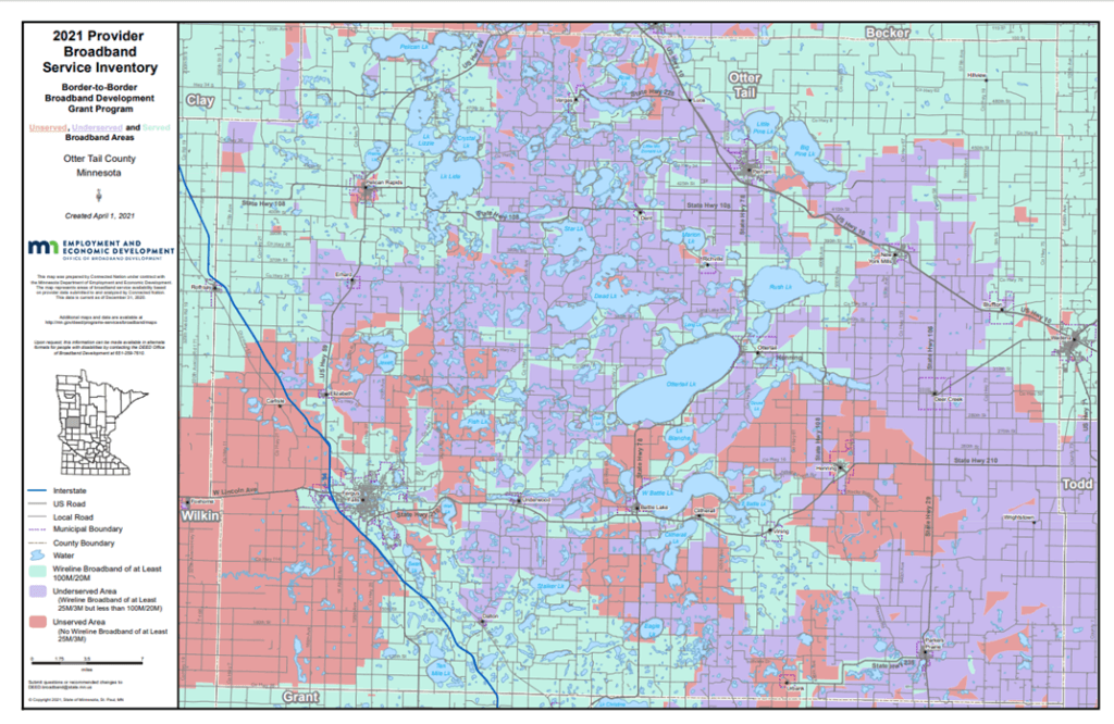 Coverage map graphic
